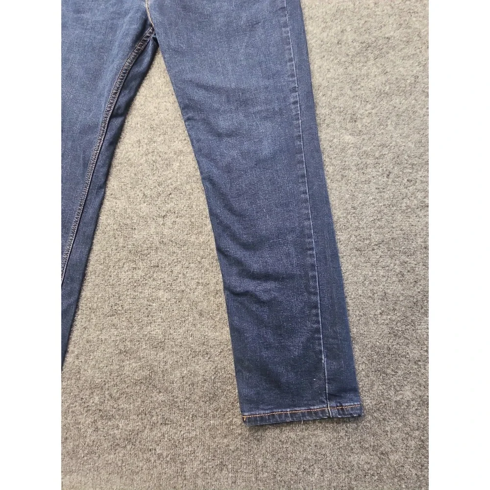 Levis 511 Slim Fit Mens Jeans 38x32(38x31) Dark Wash Blue Stretch Denim